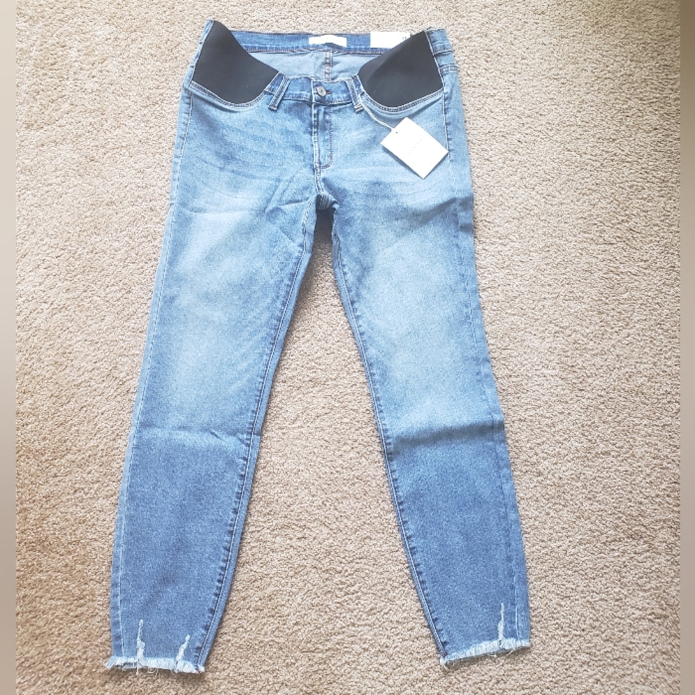 KanCan maternity jeans denim 11 29 side panel